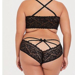 Torrid  Set - Bandeau Bra & Cage-Back Hipsters